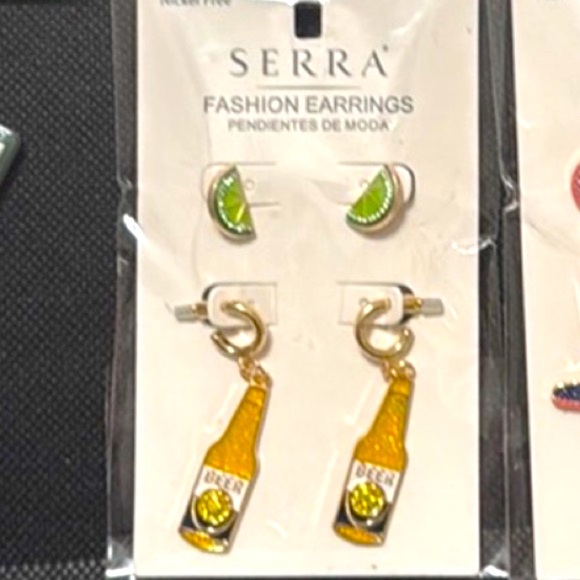 Serra Jewelry - Corona and lime earrings Serra Vibrant Fashion Earrings (2 sets) NWT